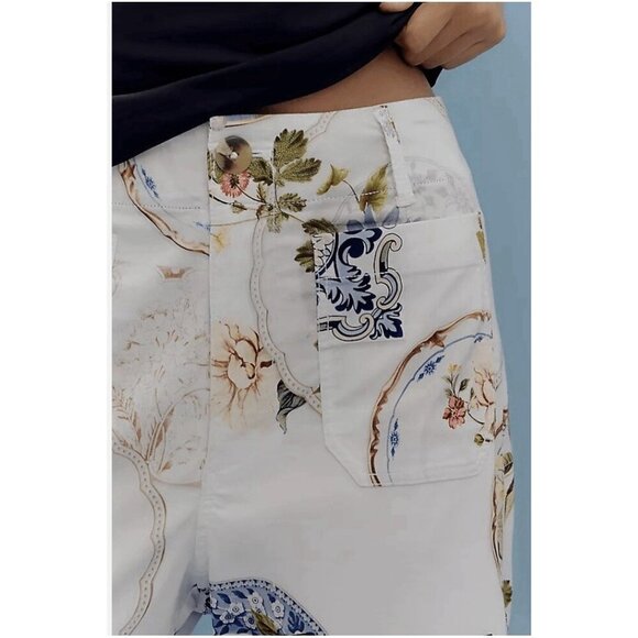 NWT Size 26 -The Colette Magic Fabric Crop Wide-Leg Pants by Maeve (NWT US$ 130) - Picture 7 of 16